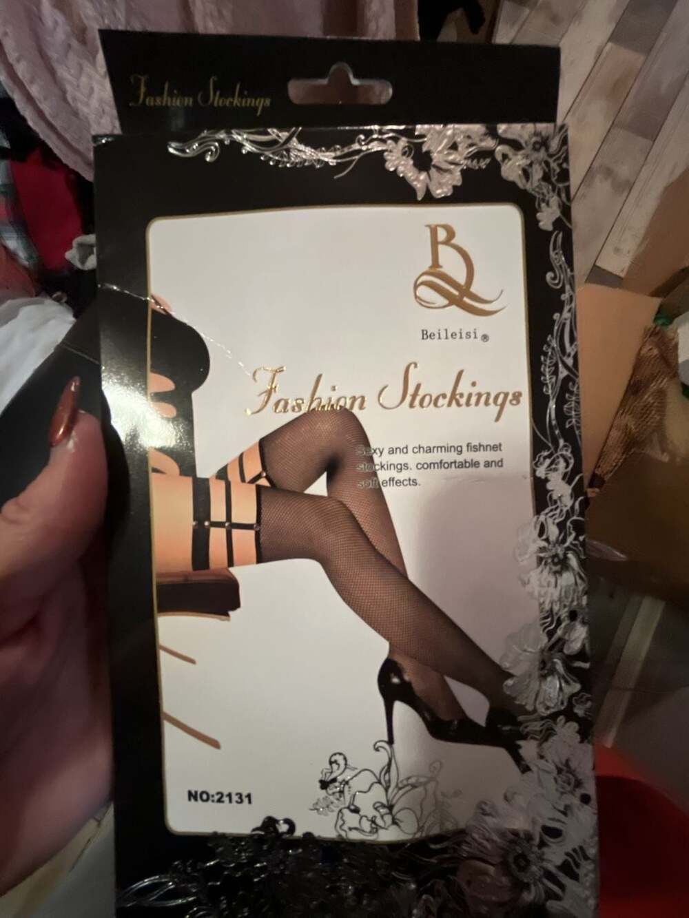 Beileisi Fashion Stockings No:2131 Fishnet Black